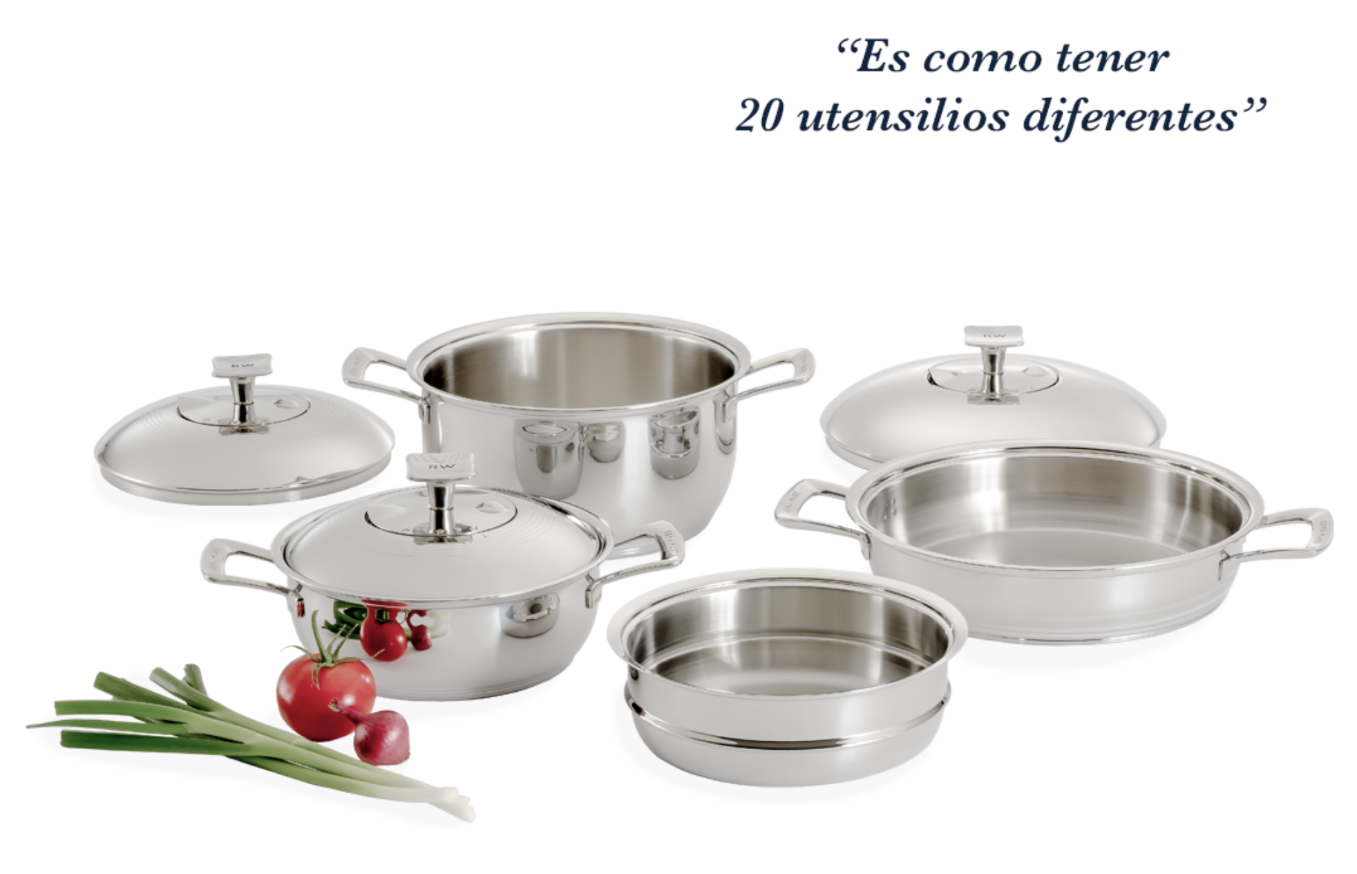 Juego Chef I de acero inoxidable